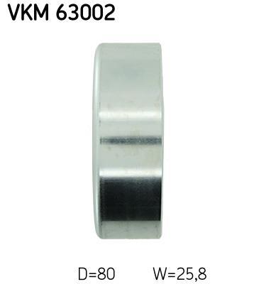 Galet enrouleur de courroie d'accessoire SKF ref. VKM 63002
